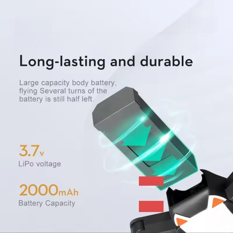 ใหม่ ZN872868 3.7V 2000mAh สำห - Eachine Drone E58 บทวิจารณ์และราคา