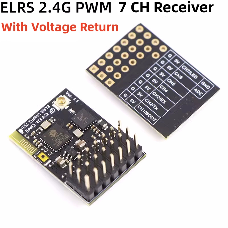 Elrs 2.4G PWM ตัวรับสัญญาณ7CH  - Drone Gimbal Controller บทวิจารณ์และราคา