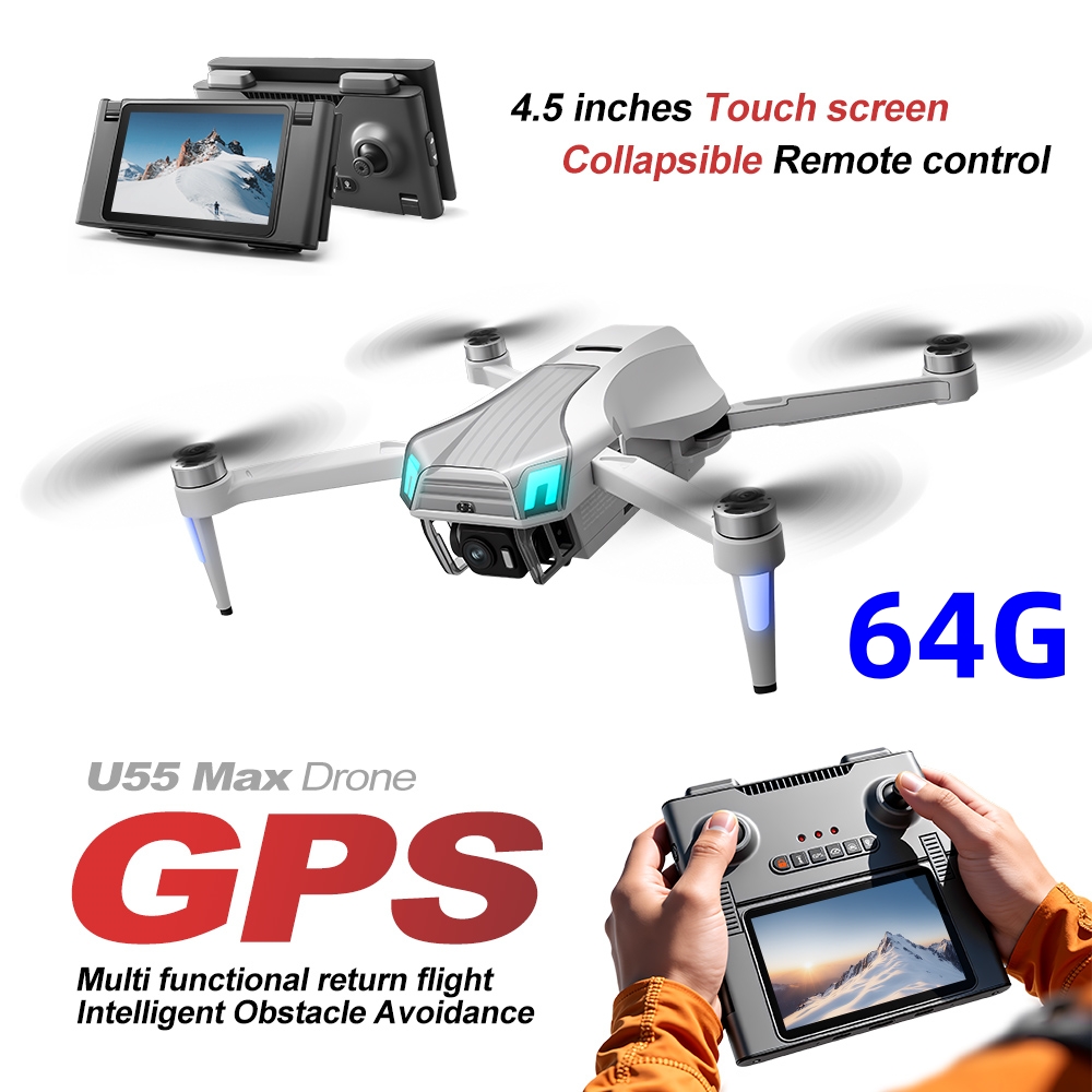 โดรน NCZOBOE U55 RC พร้อมกล้อง - Drone Gimbal 2 Axis บทวิจารณ์และราคา